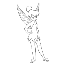 Coloring Fairy Ding Ding from the Legend of the Beast