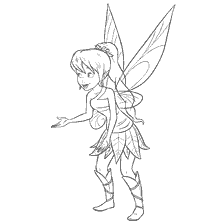 Coloring Fauna Fairy from the Legend of the Beast