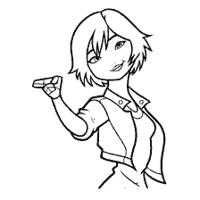 Coloring by GoGo Tomago from Hero City