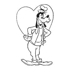 Coloring by Mickey Mouse and Company - Heart