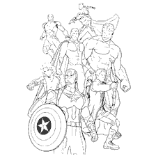 Coloring The Avengers