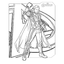 Thor des Avengers Hammered