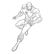 Coloration de l'homme de fer