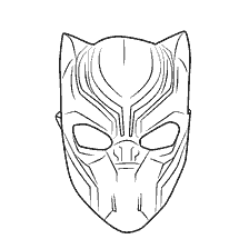 Black Panther Masker