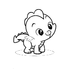 Spike é o dragão do pónei