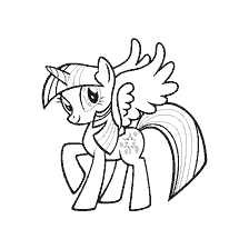 Sparkles from My Little Pony with Wings
