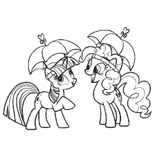Sparkle and Pinky Pie