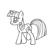 Sparkle (Twilight Sparkle) in coloring