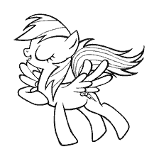 Rainbow Dash von My Little Pony