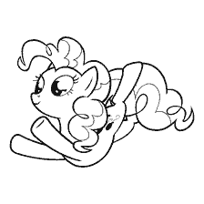 Pinky Pai on the coloring book