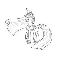 Prinzessin Celestia von My Little Pony
