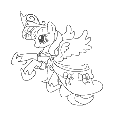 Prinzessin Cadence im Malbuch