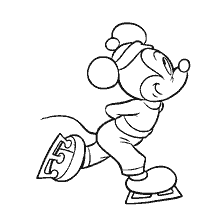 Mickey Mouse patines