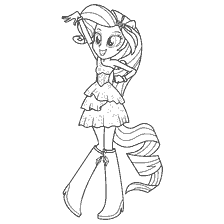 Färbung Rarität von den Mädchen von Equestria