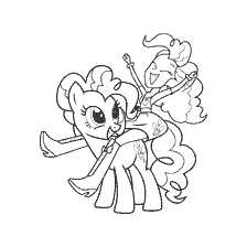 Pinky Pie Pony en Pinky Pie Girl