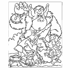 Kleuren Bear Gummy met Goblin en karakters