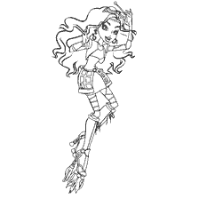 Colorear por Robekki Estim de Monster High