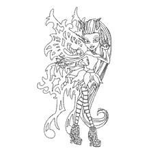 Bonita Femur en la coloración de Monster High