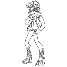 Holt Hyde de Monster High en colorings