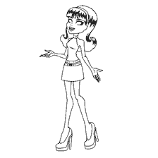 Skara Scream de Monster High para colorear