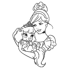 Cinderella with pet