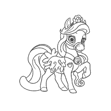Ponie druppel. Troeteldier Ariel