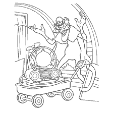 The villain demonstrates the device in the cartoon Visiting the Robinsons
