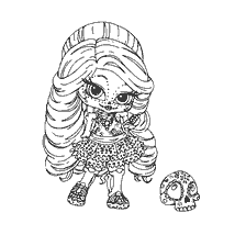 Little Children Monster High: Skelita Calaveras