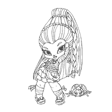 Little Children Monster High: Nefera de Nile with Pet
