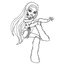 Abby Bominable, een personage uit Monster High