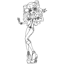 Kleuren van Operett van Monster High