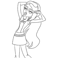 Colorido por Gulia Yelps de Monster High