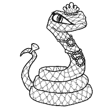 Cleo de Nile and her pet Hisseta
