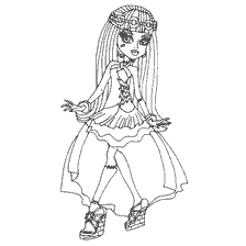 Раскраска Фрэнки Штейн