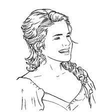 coloriage: Coloration Hermione Granger de Harry Potter