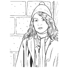 coloriage: Colorer le demi-esprit de Lovegood de Harry Potter