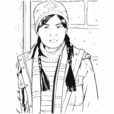 coloriage: Couleur Zhou Chang de Harry Potter