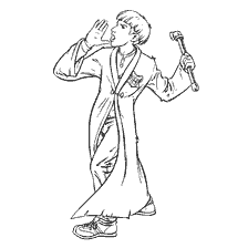 coloriage: Coloration par Ron Weasley de Harry Potter