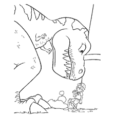 The Dinosaur from "Visiting the Robinsons"