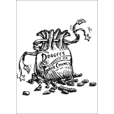 coloriage: Un sac de dragées du monde d'Harry Potter