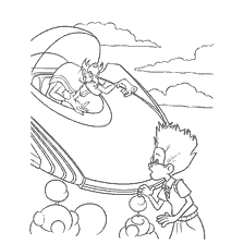 The Flying Saucer and the Boy from The Robinson Visit
