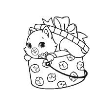 Strawberry Kitten genaamd Eclair
