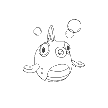 Rubber fish Piskun from Dr. Plushev