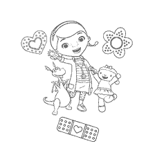 Dr. Plusheva et Dottie avec des amis