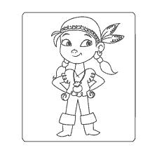 Izzy de Jake y los piratas de Neverland