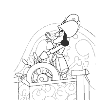 Black and White Coloring by Captain James Hook