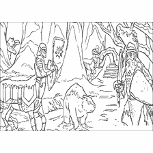 Chroniques de coloration de Narnia: Lion, Sorcière et Armoire, Figurines de glace