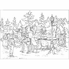 Scene from the Chronicles of Narnia: The Lion, the Witch and the Wardrobe