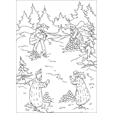 Snow battle in Narnia