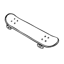 Dibujo de cartón para colorear